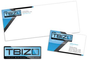 Business Card, envelope Sample for TBIZO