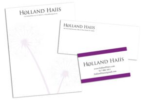 Business Card, letterhead, envelope Sample for Holland Haiis